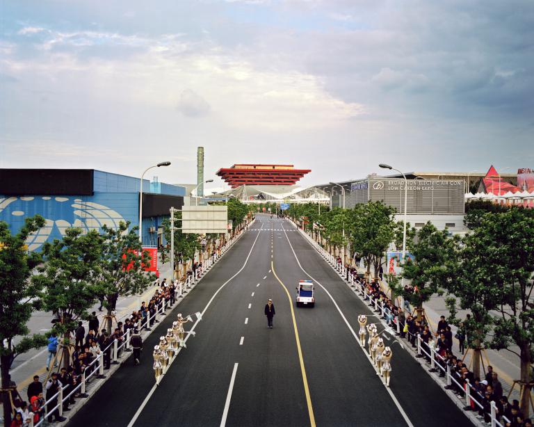 The Future of Yesterday is a photographic series about the architectural remnants of world exhibitions, often revealing an ironic contrast between the grand utopian views of times past and the urban reality of today