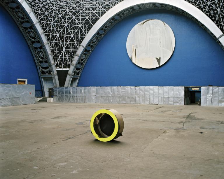 The Future of Yesterday is a photographic series about the architectural remnants of world exhibitions, often revealing an ironic contrast between the grand utopian views of times past and the urban reality of today